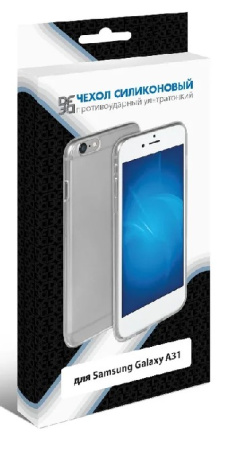 Чехол силиконовый для Samsung Galaxy M31 прозрачный DF sCase-100