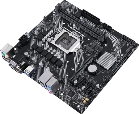 Мат.плата S1200 B460 Asus PRIME B460M-K (mATX,2DDR4,M.2,2PCI-E,VGA,DVI,PC2933)