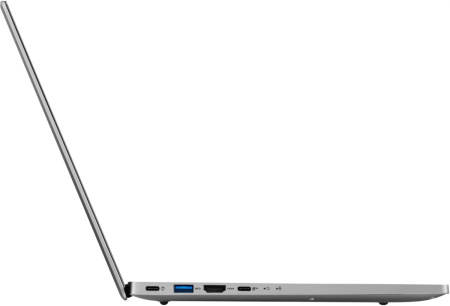 Ноутбук FocusLine F140i-009 14"(1920x1080 IPS (матовый))/Intel Core i5 1235U(1.3Ghz)/16384Mb/512SSDGb/noDVD/Int:Intel Iris Xe Graphics/Cam/BT/WiFi/45.6WHr/war 1y/1.49kg/Space Gray/Win11Home + не МПТ