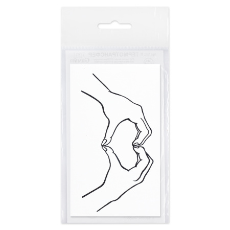 Термоаппликация "Gamma" Термотрансфер"M" №04 1 шт M-425 Сердце 6х11.5 см