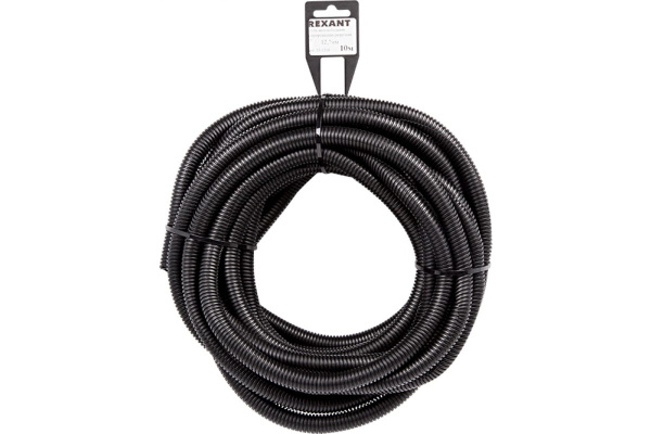 Труба гофрированная D12.7мм/ПП, разрезная, упак. 10м, Rexant 15-1310