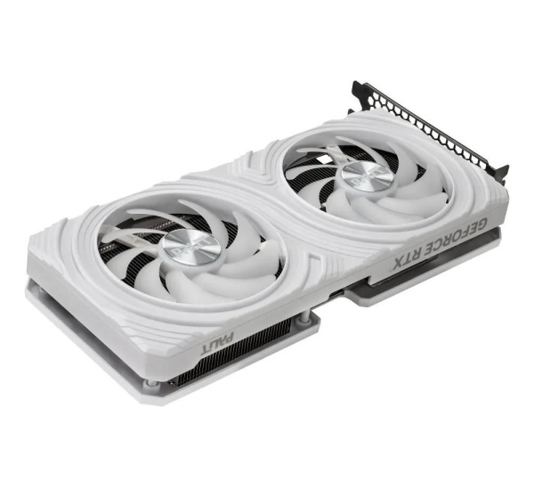 Видеокарта GeForce RTX4070 Palit 12Гб DUAL WHITE OC GDDR6X,192bit,HDMI,3DP (NE64070S19K9-1048L) ret