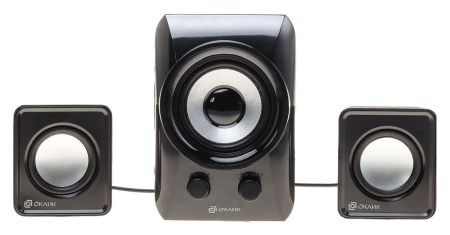 Актив.колонки 2.1 Оклик OK-420 11Вт, питание USB, Black