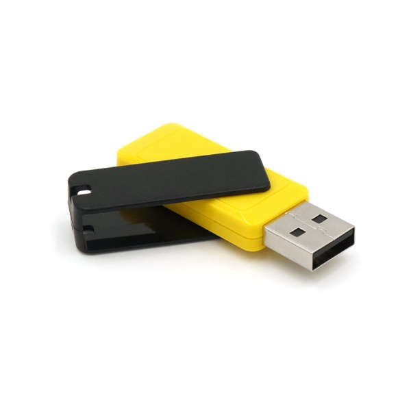 Флеш-накопитель USB2.0 4Gb Mirex City желтый 13600-FMUCYL04