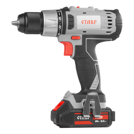 Дрель-шуруповерт аккумуляторная Ставр ДА-20 20В (без АКБ и З/У) 500/1800об/мин, 28800 уд/мин, ступ
