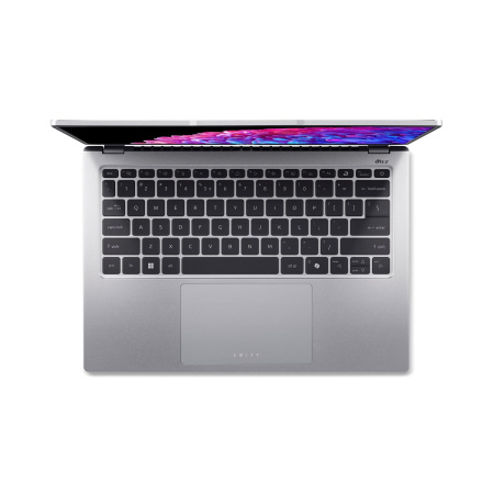 Ноутбук Acer Swift Go 14 SFG14-73-56KL Intel Core Ultra 5 125H/16Gb (soldered D5)/SSD512Gb/UMA/14"/OLED/WQXGA+/2880x1800/90Hz/NoOS/Silver/1.25kg