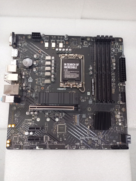 Распродажа! Мат.плата S1700 B760 MSI PRO B760M-P DDR4 (mATX,4DDR4,2M.2,PCI-E16,2PCI-E,VGA,DP,HDMI,PC4800)(без комплекта)