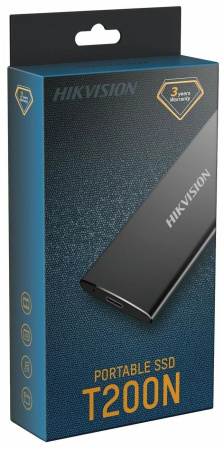 Внешний SSD диск USB3.2 Type-C Hikvision 128Gb Hikvision (HS-ESSD-T200N 128G) 1.8" черный