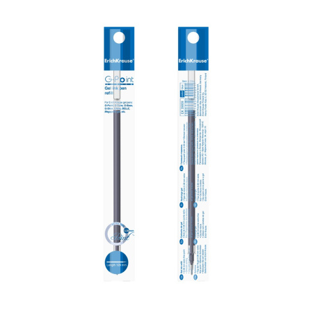 Стержень гелевый 0,38мм. Erich Krause "G-Point" 129мм., синий (39009) Стержень гелевый 0,38мм. Erich Krause "G-Point" 129мм., синий (39009)