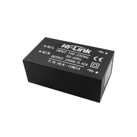 Блок питания на плату 24в, 0.42а, 46.9*27.8*21.8мм, Hi-Link HLK-10M24