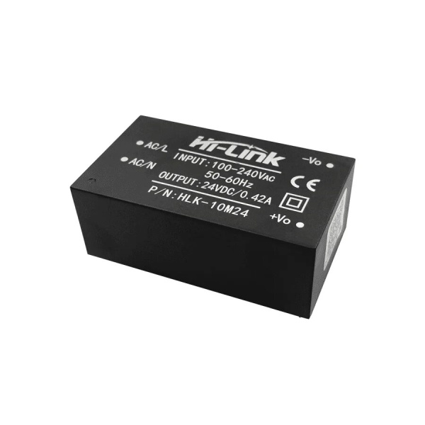 Блок питания на плату 24в, 0.42а, 46.9*27.8*21.8мм, Hi-Link HLK-10M24
