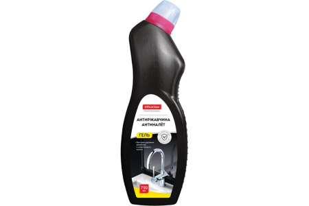 Средство чистящее OfficeClean Professional "Антиржавчина", гель, 750мл (319528)