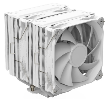 Кулер S115х/1200/1700/20XX/AMx PentaWave Z06D White (270W/2*120mm/600-1950rpm/6 тепл.трубок)