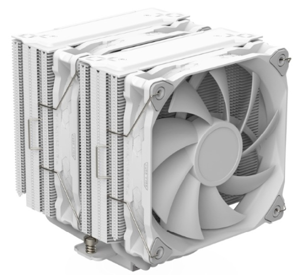 Кулер S115х/1200/1700/20XX/AMx PentaWave Z06D White (270W/2*120mm/600-1950rpm/6 тепл.трубок)