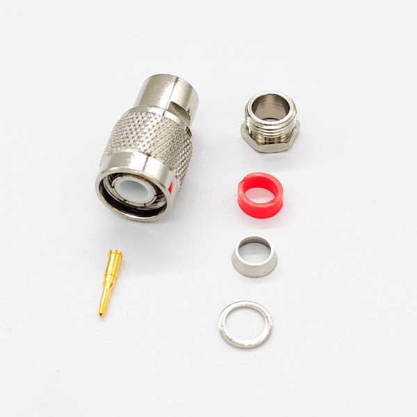 Разъем TNC-M, кабельный, прижимной, 5D-FB, T-112/5D