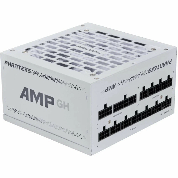 Блок питания 750Вт PHANTEKS AMP GH 750W White (APFC,120мм,4PCI-E,3SATA,12VHPWR,80+Gold,полностью модульный,ATX 3.1)[PH-P750GH_WT01]
