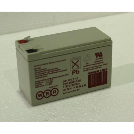 Аккумулятор WBR GP1272 12V,7Ah,F2,(94+6/д151/ш65) (28W)