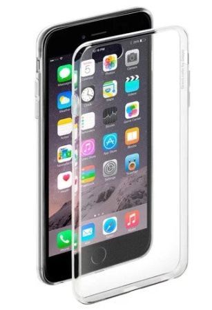 Чехол силиконовый для iPhone 6/6S Plus Deppa Gel Case Прозрачный (85204)