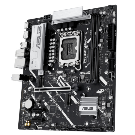 Мат.плата S1851 B860 ASUS PRIME B860M-K (mATX,2DDR5,2M.2,PCI-E16,2PCI-E,4SATA,HDMI,DP,PC8800)
