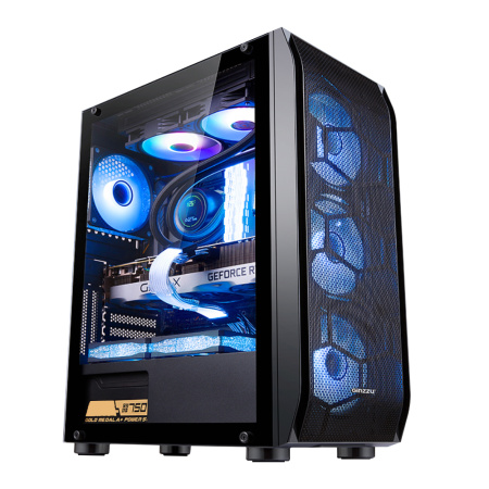 Корпус ATX Б_БП Ginzzu GL180 (USB3.0, Audio, черный)