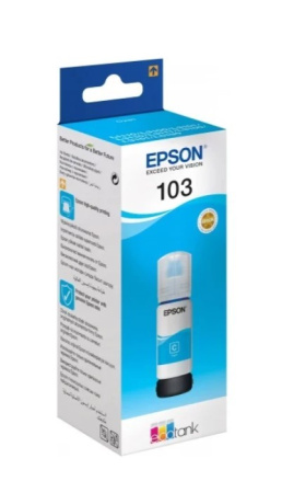 Контейнер_с_чернилами Epson 103C C13T00S24A для L3100/3101/3110/3150 голубой (65мл)
