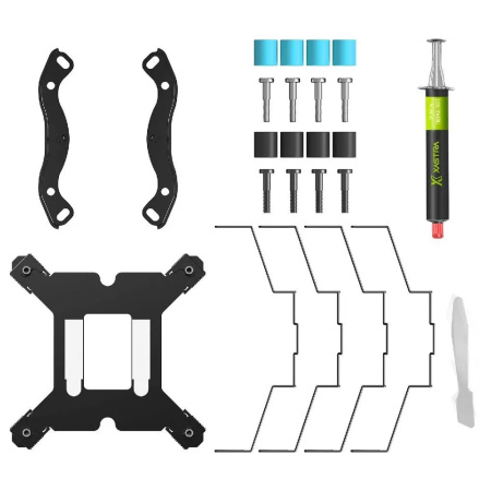 Кулер S115х/1200/1700/1851/AMx XASTRA AR400 BK (220W/120mm/800-1800rpm/ARGB/4 тепл.трубки)[AR400-BKNFPX-GL]