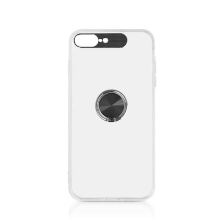 Чехол силиконовый для iPhone 7 Plus/8 Plus DF iTRing-04 (black) с кольцом-держателем