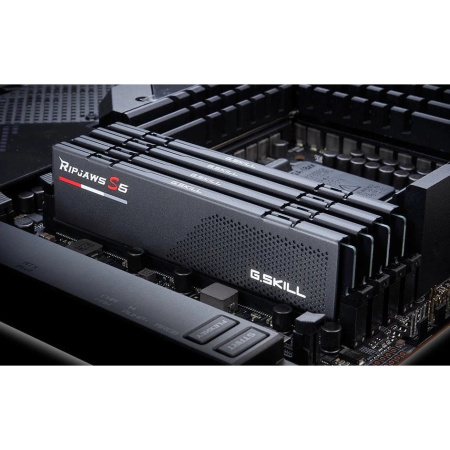 Модуль памяти DIMM DDR5 64Гб 6000МГц G.SKILL RIPJAWS S5 Black [F5-6000J3636F32GX2-RS5K] CL36 (радиатор)(2x32Гб)