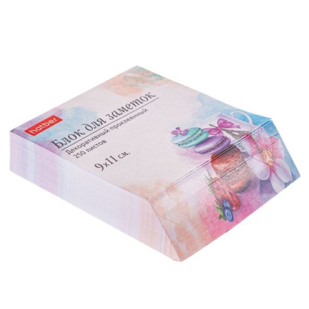 Блок для записей Hatber "Macaroons" 90*110мм. MB_067437 Блок для записей Hatber "Macaroons" 90*110мм. MB_067437