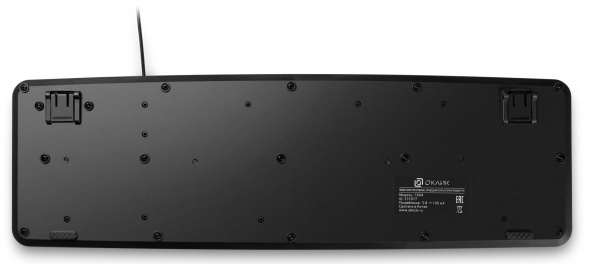 Клавиатура USB Oklick 130M мембранная, Black