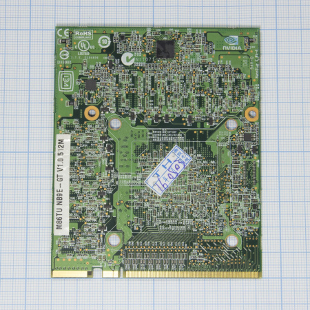 Видеокарта для ноутбука GeForce GF9800M 512Mb (G94-700-A1) M86TU NB9E-GT V1.0 MXM HE