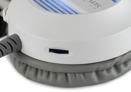 Игровая гарнитура Оклик HS-L300G полноразмерные, кабель 2.2м, White