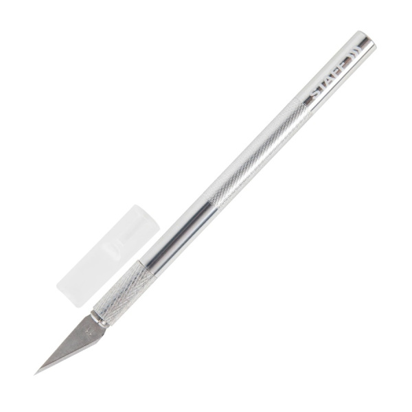 Нож -скальпель STAFF сменные лезвия 6шт (238258)