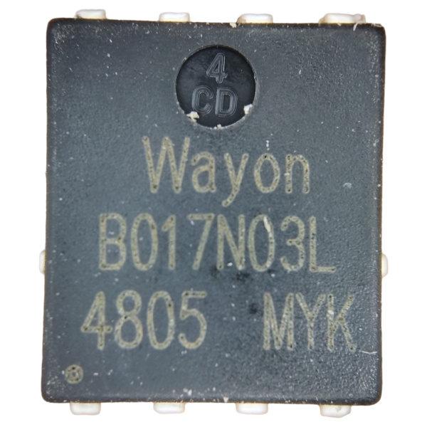 транзистор FET WMB017N03LG2 Wayon, 30V, 100A, N-Ch, 62W, 2.5mOhm, DFN5*6
