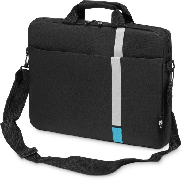 Сумка_для_ноутбука 15.6" PC_PET HQ Classic черный/бирюзовый полиэстер (PCP-1001TQ)