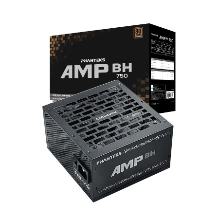 Блок питания 750Вт PHANTEKS AMP BH 750W Black (ATX 3.1,APFC,120мм,3PCI-E,4SATA,80+Bronze)[PH-P750B_BK01]