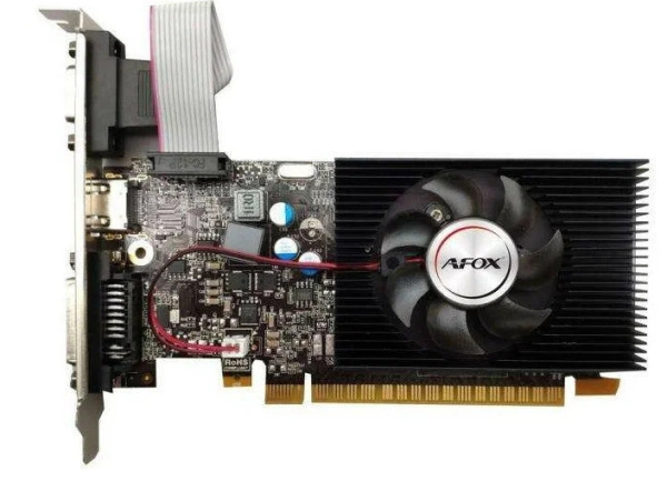 Видеокарта GeForce GT740 Afox 4Гб LP Single Fan GDDR3,128bit,DVI,HDMI,VGA (AF740-4096D3L3) ret