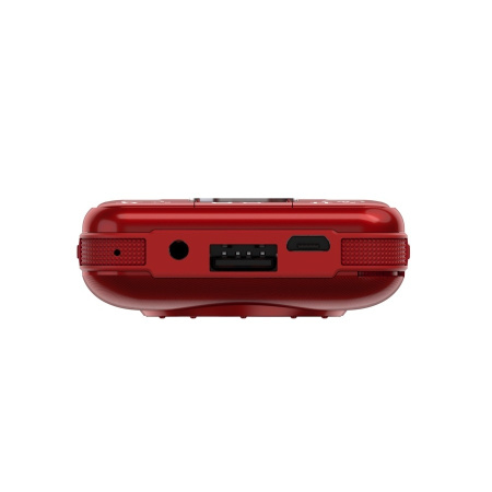 Сотовый Maxvi P110 Red 2sim/2.8"/320*240/microSD/0.3МП/Bt/4000мАч/моноблок