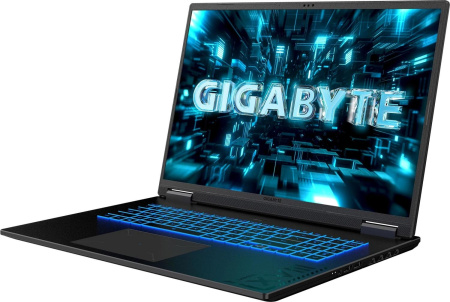 Ноутбук Gigabyte Gaming A18 Pro Core 7 240H 32Gb SSD1Tb NVIDIA GeForce RTX5070Ti 12Gb 18" IPS WQXGA (2560x1600) без ОС black WiFi BT Cam (DXJG3KZBC4SD)