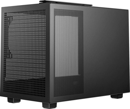 Корпус MINI-ITX Б_БП Deepcool CH160 (2*USB3.0,Type-C,Audio,TG,черный,ручка)