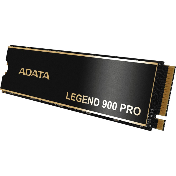 Твердотельный накопитель/ ADATA SSD LEGEND 900 PRO, 4000GB, M.2(22x80mm), NVMe 1.4, PCIe 4.0 x4, 3D NAND, R/W 7400/6500MB/s, IOPs н.д./н.д., TBW 2400, DWPD 0.3 (5 лет)