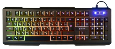 Игровая клавиатура USB Dialog Gan-Kata KGK-21U мембранная, подсветка, Black