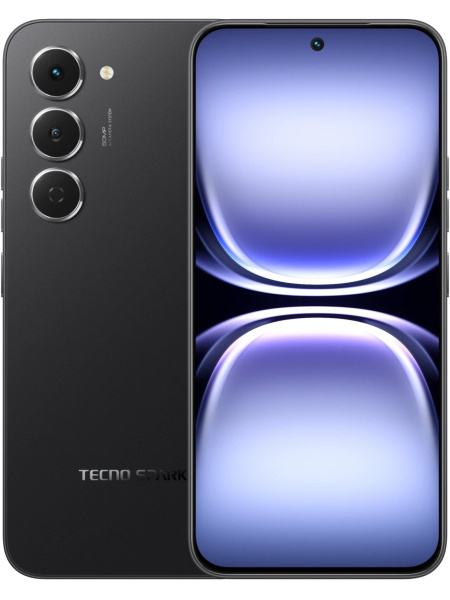 Смартфон Tecno SPARK 40 Pro 8Гб 256Гб Ink Black 6.78", AMOLED, 2720*1224, 2*2.2+6*2ГГц, 50Мп, 13Мп, 4G, NFC, 5160мАч, And 15