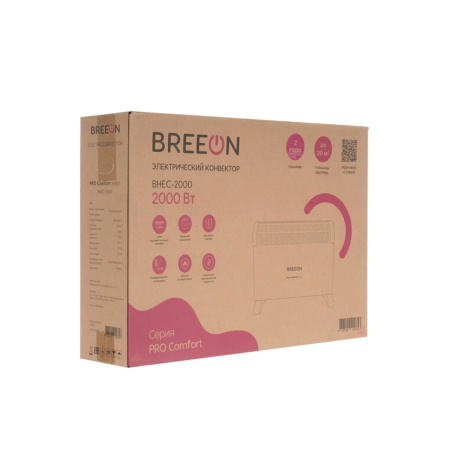 Электроконвектор Breeon BHEC-2000 2000Вт,20 кв.м, настенный/напольный