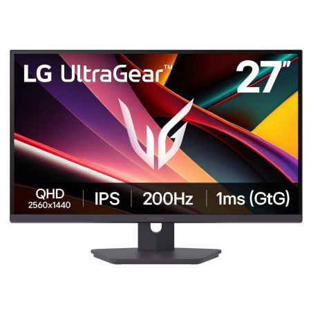 Монитор 27" LG 27G610A-B  IPS, 2560x1440, 200Hz, 1ms, 400сd/m, 1000:1, HDR10 | 2xHDMI(2.0), DP(1.4) | HAS, Pivot, Swivel, ExPSU, Vesa 100, Black