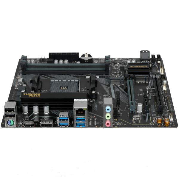Мат.плата SocAM4 AMD B550 Gigabyte B550M DS3H R2 (mATX,4DDR4,2M.2,2PCI-16,PCI-E,DP,HDMI,PC4000)