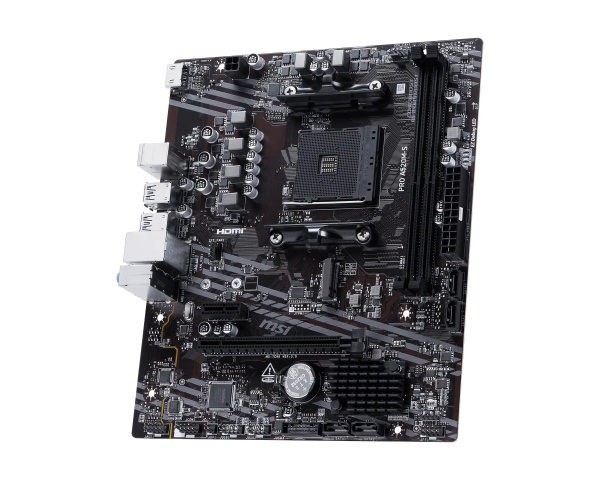 Мат.плата SocAM4 AMD A520 MSI PRO A520M-S (mATX,2DDR4,M.2,PCI-E16,PCI-E,HDMI,PC4600)