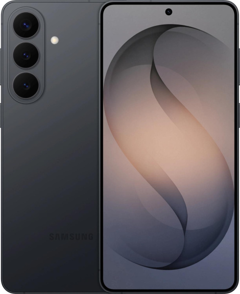 Смартфон Samsung SM-S947B Galaxy S26+ 256Gb 12Gb черный моноблок 3G 4G 2Sim 6.7" 1440x3120 Android 16 50Mpix 802.11 a/b/g/n/ac/ax/be NFC GPS GSM900/1800 GSM1900 Protect