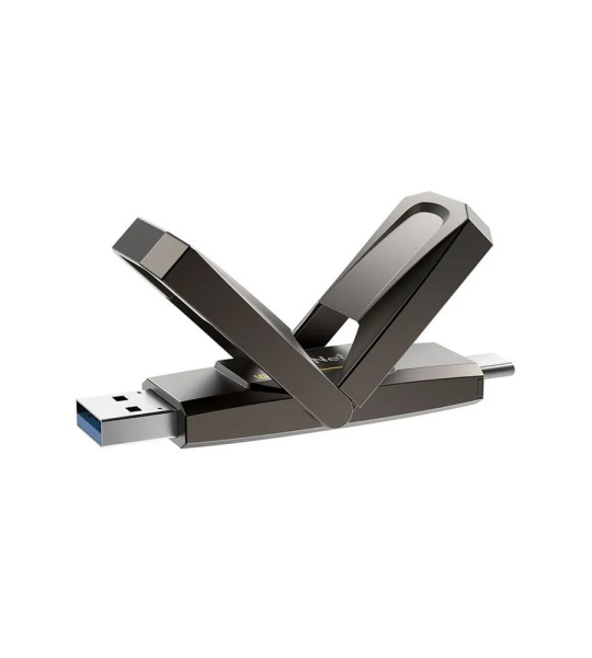 Флеш-накопитель (SSD) USB3.2 128Gb Netac US5 [NT03US5C-128G-32TA](550/500 Мб/с)