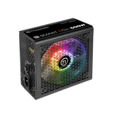 Блок питания 500Вт Thermaltake Smart RGB (APFC,120мм,2PCI-E,6SATA,80+,подсветка)